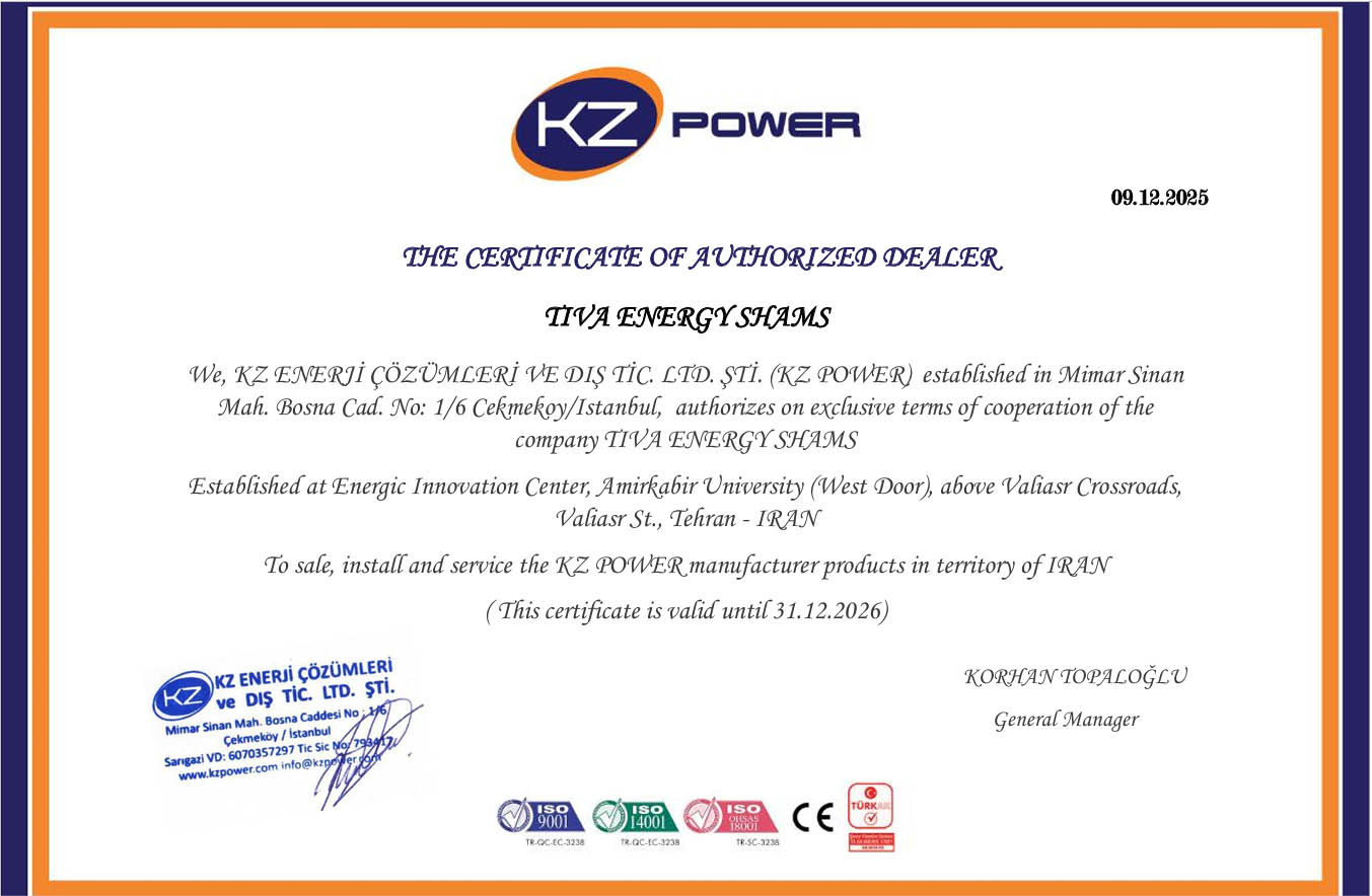 نمایندگی kzpower